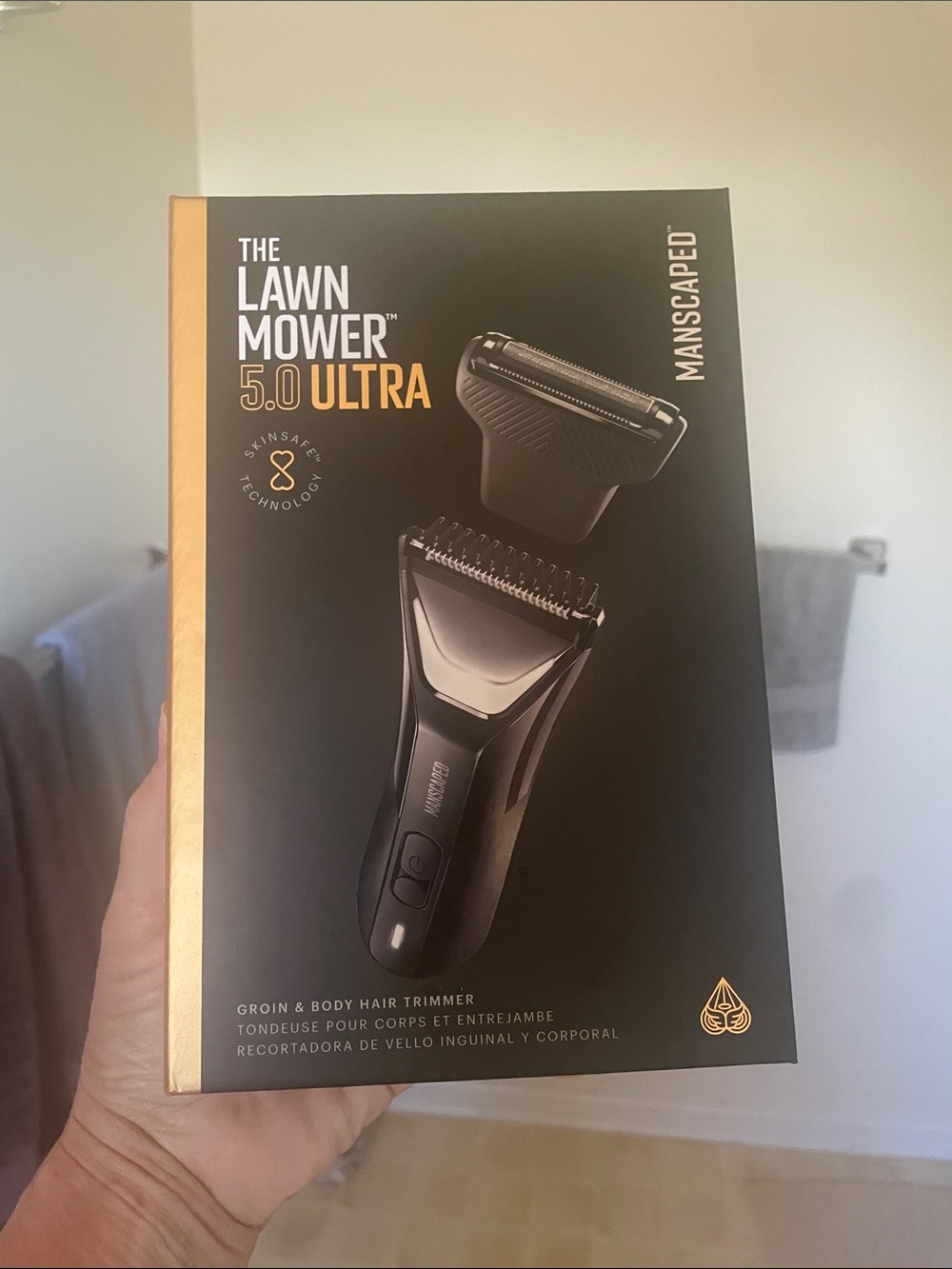 Manscaped The Lawn Mower 5.0 Ultra Men’s Grooming Trimmer – Black